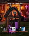 10 ft Haunted Barn Inflatable