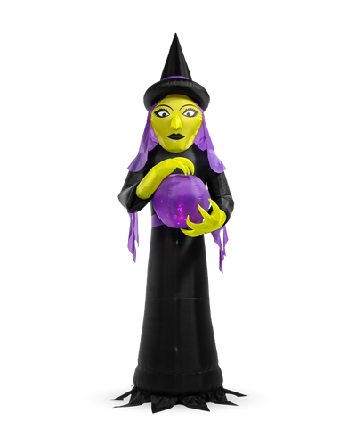 20 ft Prism Lights Witch Inflatable