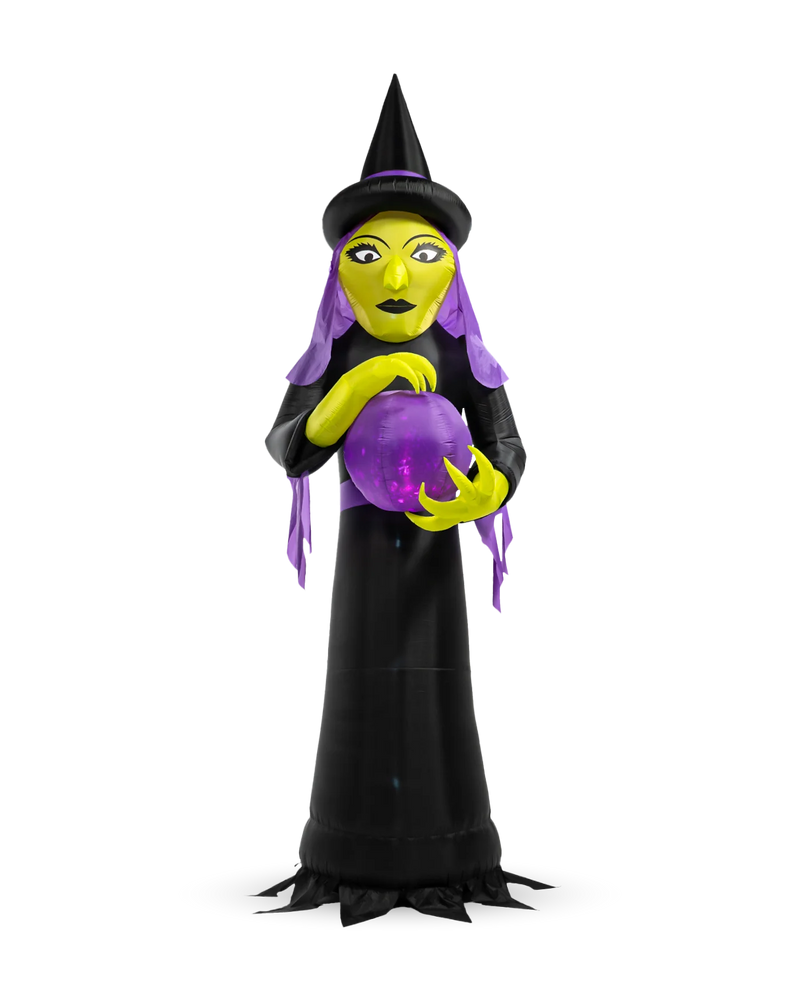 20 ft Prism Lights Witch Inflatable