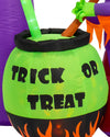 6 ft Motion Lights Witches w/Cauldron