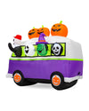 7 ft wide Ghoul Vintage Bus Inflatable