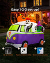 7 ft wide Ghoul Vintage Bus Inflatable